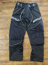 Exalt TIV T4 Padded Paintball Pants - Black/Gray - Medium - NEW