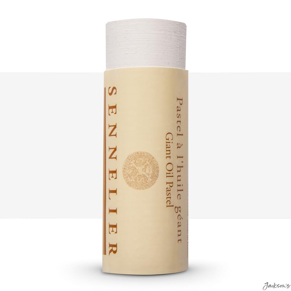 Sennelier Giant Oil Pastel Stick Mineral Wax 10cm White For Fine Art Drawing