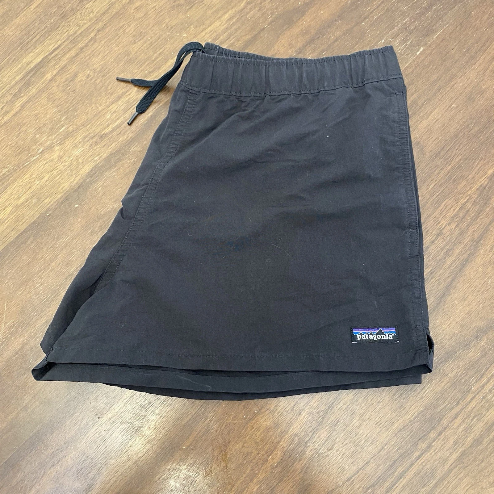 Patagonia Barely Baggies Nylon Shorts Blaxl Women's Size Large 2” Netplus