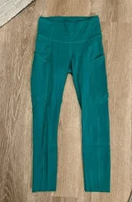 Lululemon Fast and Free Tight 23” Non-Reflective Turquoise Size 4