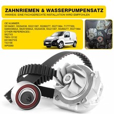 1Stk Zahnriemen + Wasserpumpe für FIAT Punto Evo / Linea 71777350 04893386AA