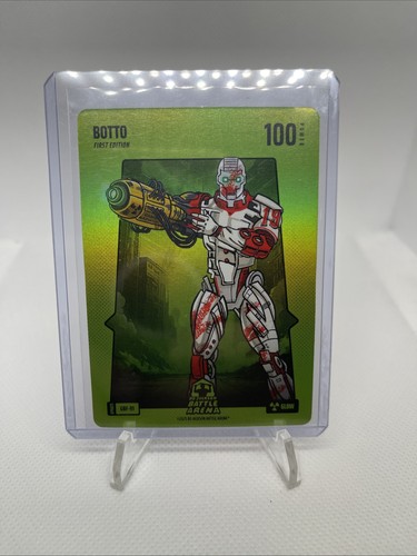 Bo Jackson Battle Arena - Alpha Update Botto Glow Green Battlefoil GBF-91 SSP