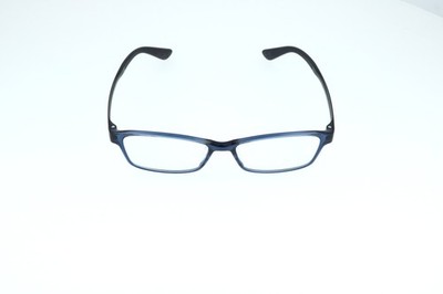 Jins Airframe Flat Blue Rect Eyeglasses Frames MUF-25A-183AE 58 56.2-16-157 B:32