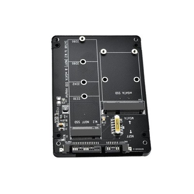 1PCS New Adapter Card Supports 80mm, 60mm, 42mm, and 30mm M.2 NGFF SSDs