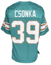 CUSTOM UNSIGNED LARRY CSONKA TEAL JERSEY XL