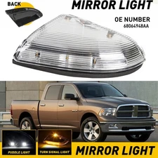 For 09-14 Dodge Ram 1500 2500 Passenger Mirror Signal Turn Puddle Light Lamp