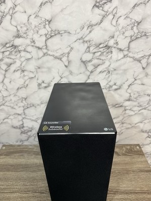 LG SPN5B-W - 33W - 110-120V/60Hz WIRELESS Active Subwoofer / Tested Working