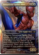 2025 Magic The Gathering MTG EN 0025 Borderless Foil Sensational Spider-Man GAV