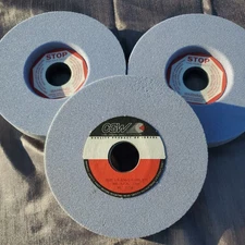 3x 7" x 1" x 1-1/4" GRINDING WHEELS NOS Quality Abrasive Wheel Fabricator Weld