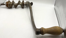 Vintage Manual Meat Grinder Crank Handle Auger Feed Screw Replacement USA