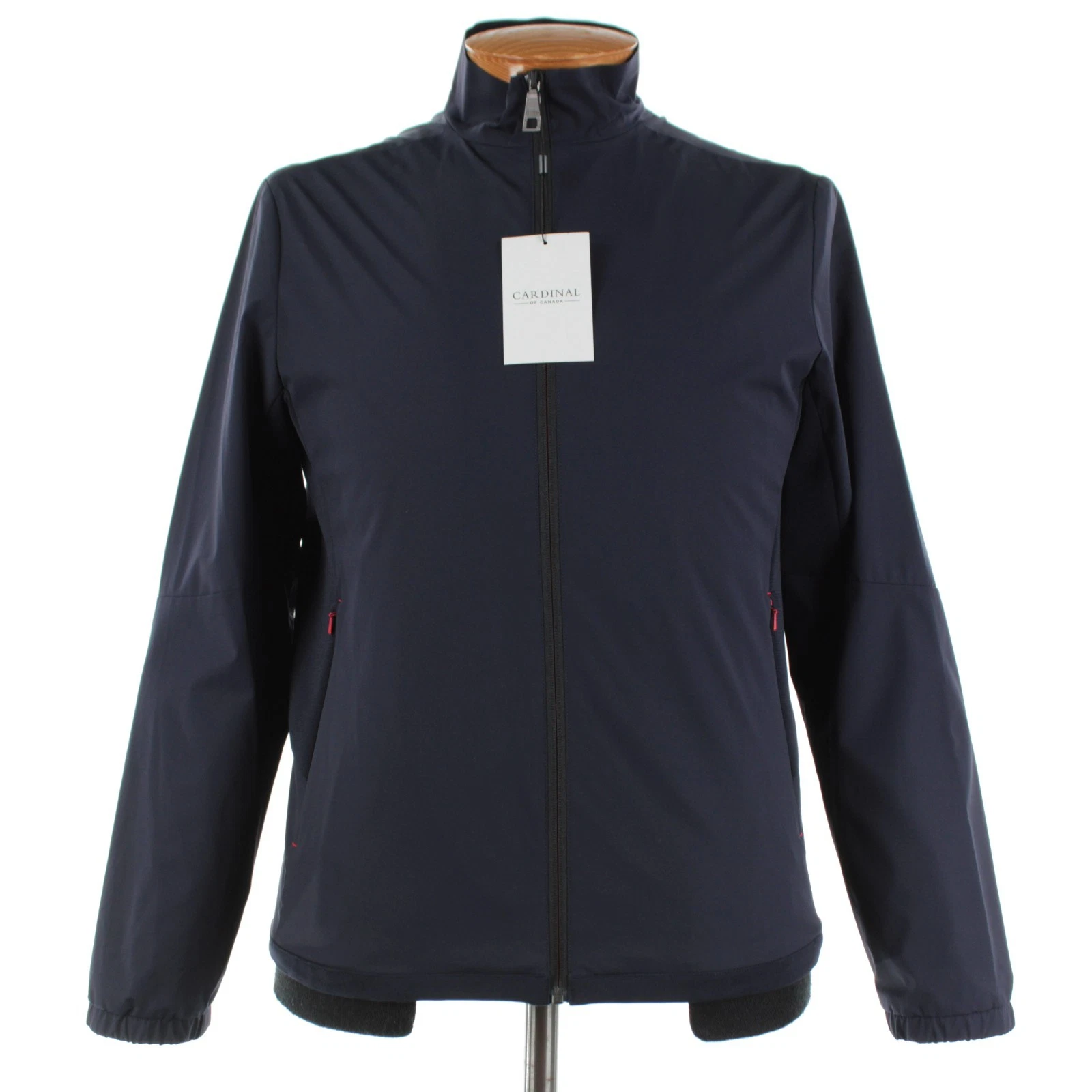Cardinal of Canada NWT Nylon Blend Mixed Media Windbreaker Jacket Size M In Blue