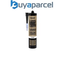Geocel 6001241/C03 The Works Pro Sealant & Adhesive Clear 290ml GEO6001241