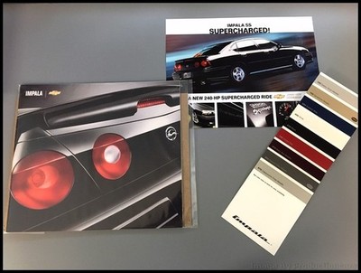 2004 Chevrolet Impala and SS 24-page Vintage Car Sales Brochure Catalog SET