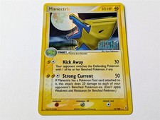 Manectric 8/100 Rare Holo Pokemon Card EX Crystal Guardians Vintage 2006 LP NM