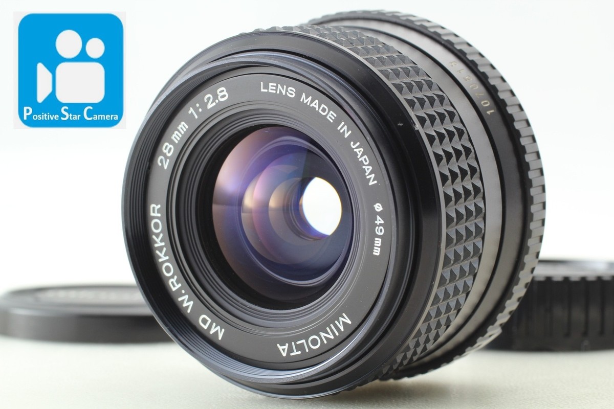 🎦VIDEO👀✨MINT✨ Minolta MD W.Rokkor 28mm f2.8 Wide Angle