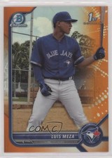 2022 Bowman Chrome Prospects Orange Refractor 14/25 Luis Meza #BCP-209 0w1z