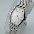 Vintage Seiko Hand Winding Mechanical Watch 11-8290 Women Japan Silver Barrel 6"