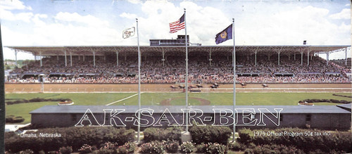 1979 Aksarben Ak-Sar-Ben Race Horse Racing Program 6/7 Omaha Nebraska NE