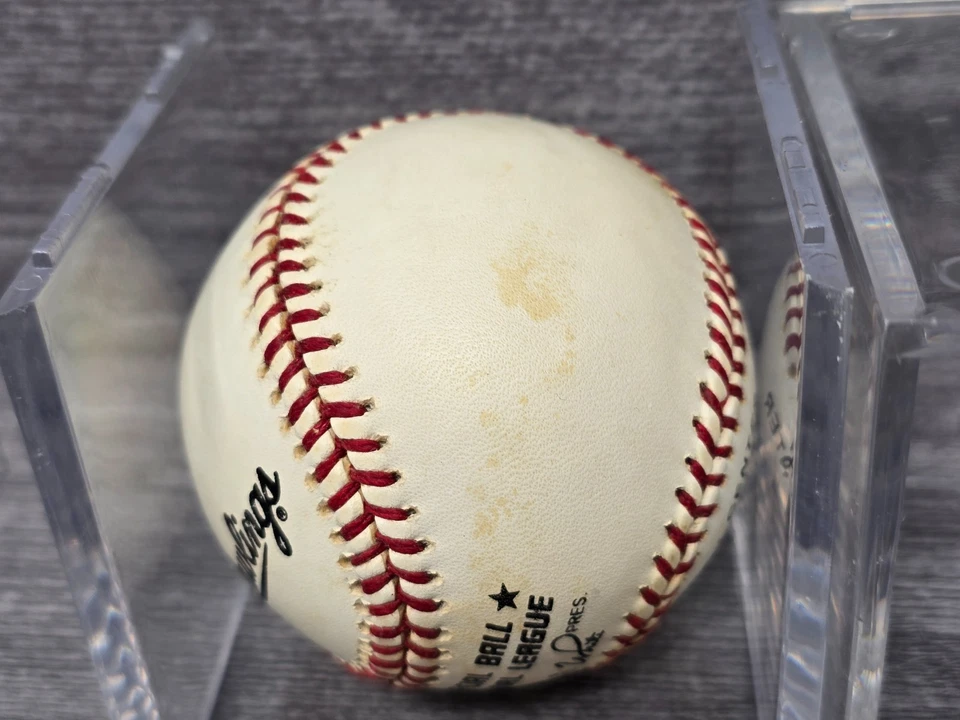 Steve Carlton Signed Autographed Baseball HOF 1994 OBNL - Image 3 of 4