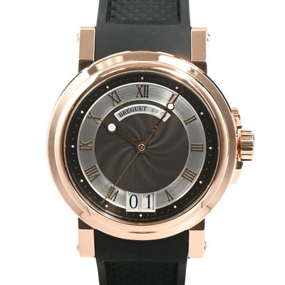 BREGUET Marine Ii Large Date 5817BR/Z2/5V8 Gray Men's Used Watch #31131