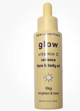 Spa Scentials Glow Vitamin C  Radiance Face & Body Oil  Day   3.2  oz