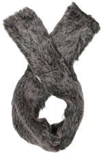 Elegance Paris Schal Damen Tuch Strickschal Loop Grau #ax8rk74