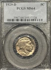 1929-D BUFFALO NICKEL PCGS MS64