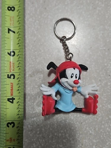 RARE VINTAGE 1994 ANIMANIACS KEYCHAIN WARNER BROS ROLLER BLADE