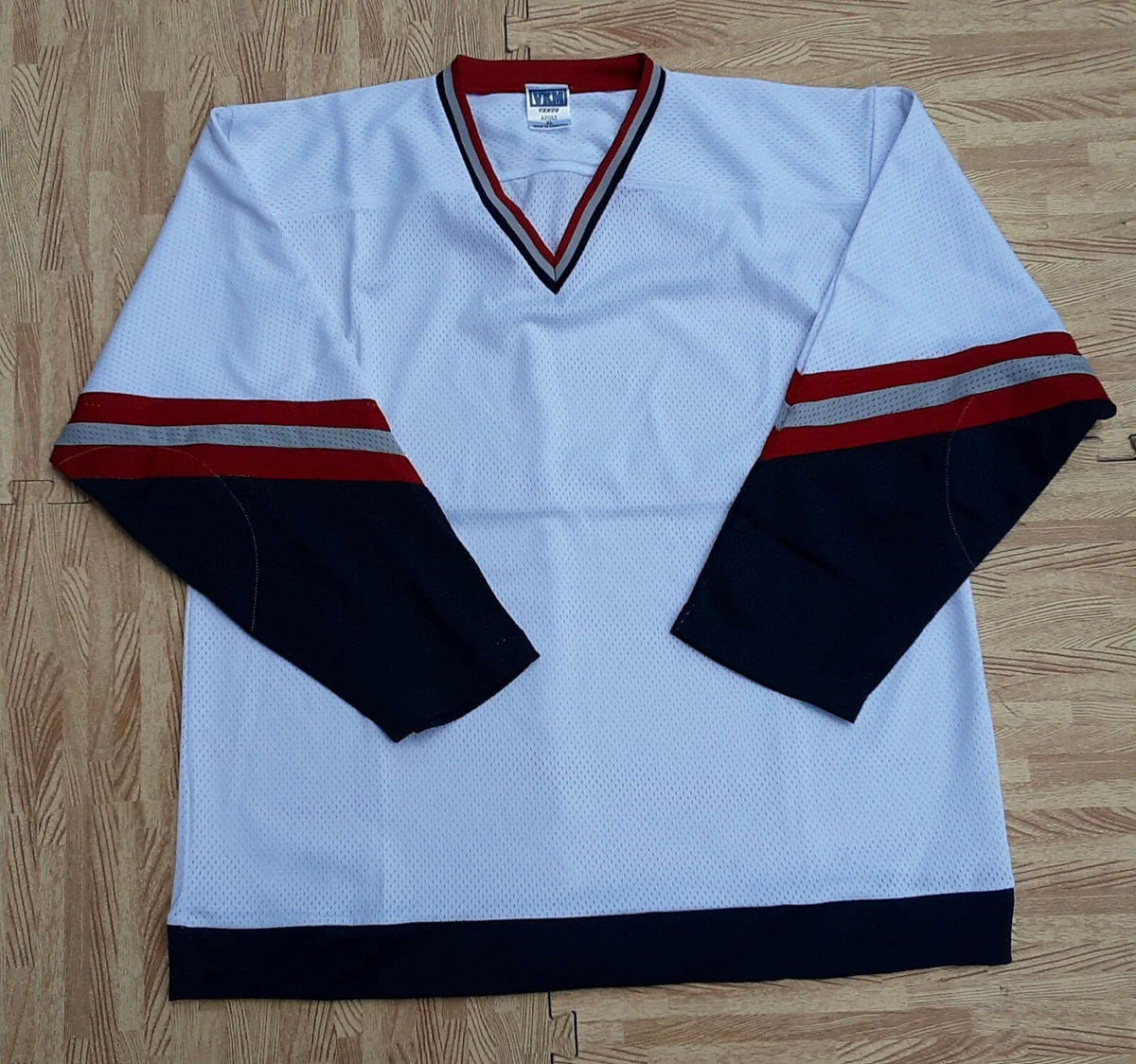 NEW VKM L Heavyweight NHL Replica Hockey Practice Jersey NY Rangers Alt Home