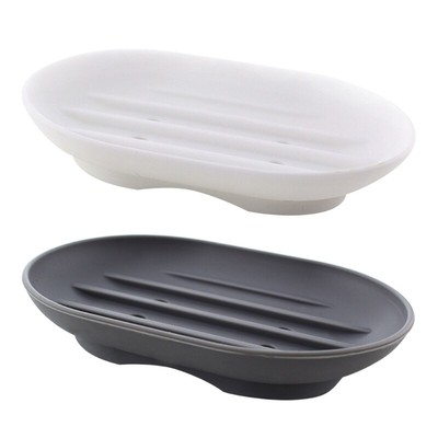Shower Soap Tray Soap Holder for Bathroom and Kitchen Pack of 2