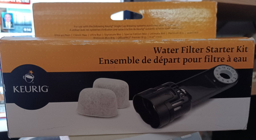 Keurig Genuine 1.0 Water Filter Starter Kit w/ 2 Charcoal Replacement Filter New