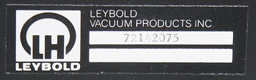 Leybold Cat: 721-42-075 RUVAC WSU/WS/WA/WAU Roots Blower/Pump System Controller - Picture 6 of 6