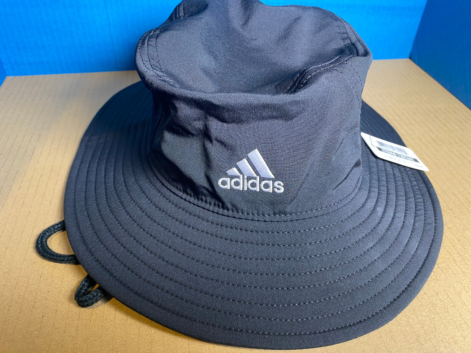 Adidas Unisex Aeroready Victory Bucket Hat, Black, One Size image 3