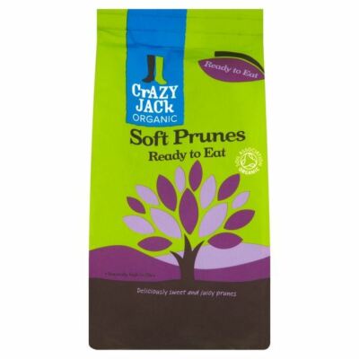 Crazy Jack Ready To Eat Organic Prunes - 250g