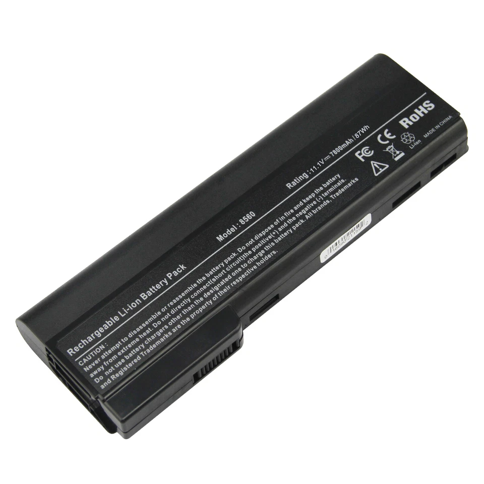 Batería de 9 celdas para HP ProBook 6360b 6460b 6465b 6470b 6475b 6560b 6565b 6570b F Foto 2 de 4