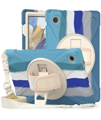 Tablet Cover For Samsung Galaxy Tab A8 X200 X205 10.5 W Screen Tablet Case Blue