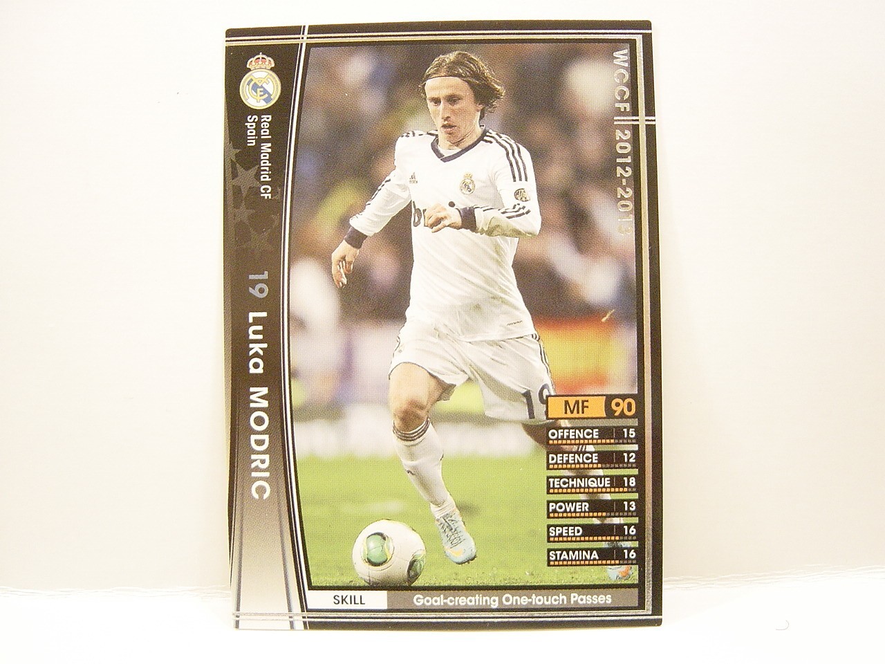 Panini WCCF 2012-13 Luka Modric 1985 Croatia　No.19 Real Madrid CF Spain CMF #363