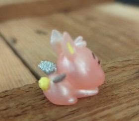 Hatchimals Pink Bunny Rabbit CollEGGtibles SPRING BASKET Mini Toy 80507UFT