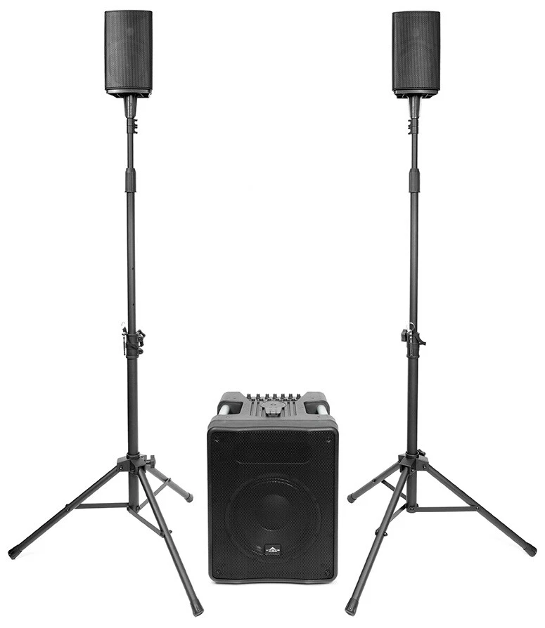 Mizar Vyrve Aktives 10 Zoll PA Bluetooth Lautsprecher System Mixer - Schwarz (2303954)