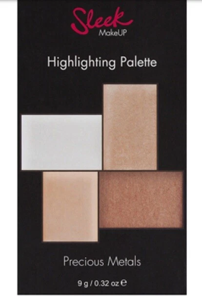 Sleek Makeup Highlighting Palette 9g - Shade: 029 Precious Metals X 2 Palettes - Image 2 of 3