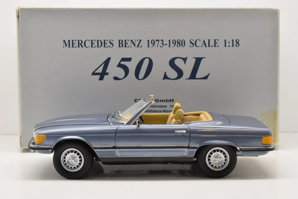 MERCEDES 450 SL 1973-1980 CMC 1/18 NEUF EN BOITE - Photo 2/4