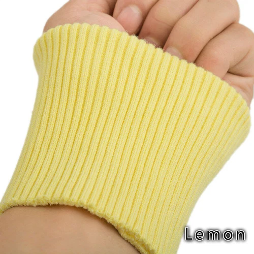 Cotton Thick Stretch Knit Sweater Arms Cuff Leg Rib Jersey Ribbed Trim Fabric - Picture 24 of 60