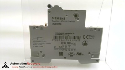 SIEMENS 5ST3010, SENTRON AUXILIARY CURRENT SWITCH, NEW* #330648