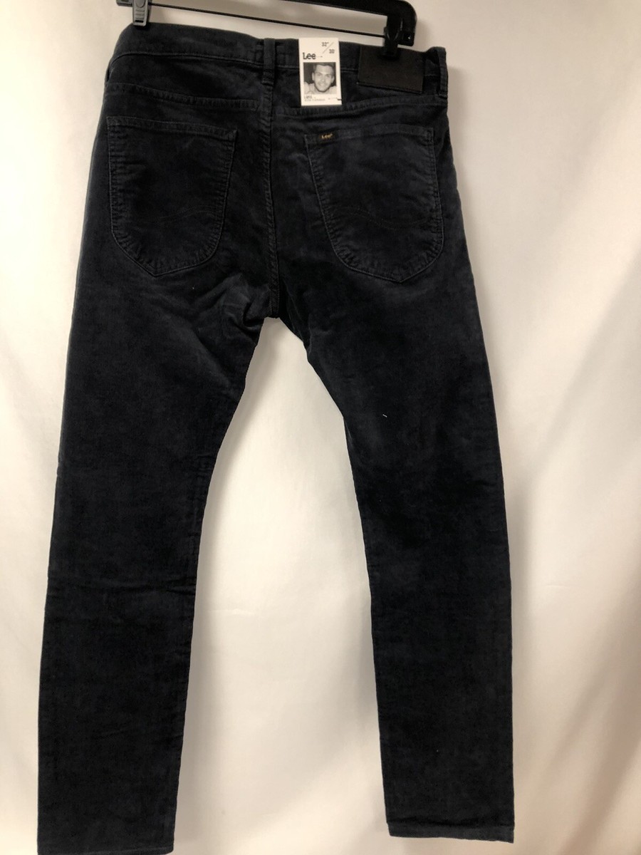 Jean Homme Lee Bleu Taille S, Coupe Droite, 99% Coton - Neuf Avec étiquettes