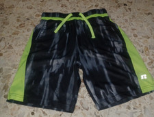 Russell Youth Athletic Shorts XXL 18 Bright Green Black