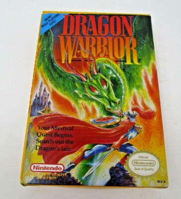 Dragon Warrior (Dragon Quest 1) 1989 NES Game with Box Nice | eBay