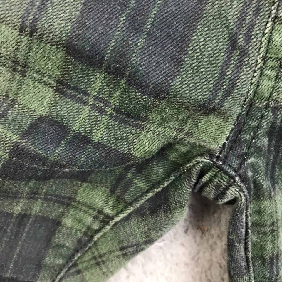 Женский выстиранный джинсовый комбинезон Free People в клетку 25 Blackwatch Anthropologie - Изображение 2 из 4