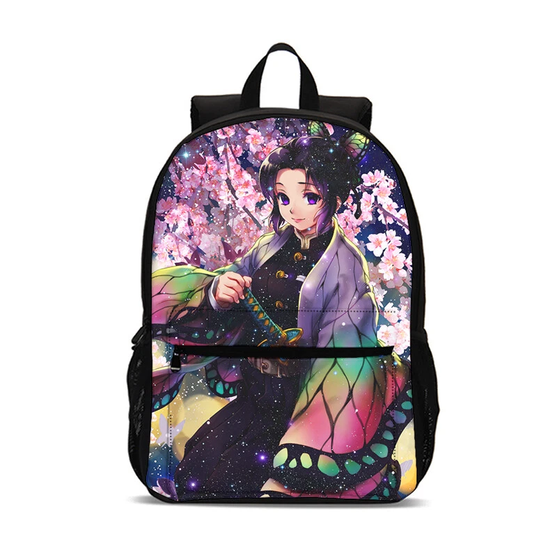 demon Shinobu Anime Students Backpack, School Bag, Back To School Gift