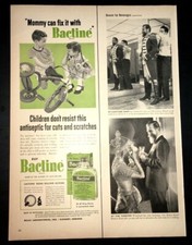 Life Magazine Ad BACTINE Antiseptic 1954 Ad