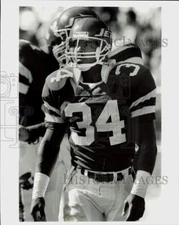 1987 Press Photo New York Jets Runningback Johnny Hector - afa29523
